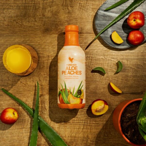 Forever Aloe Pêche – Boisson Naturelle pour Digestion, Immunité et Vitalité – Image 3